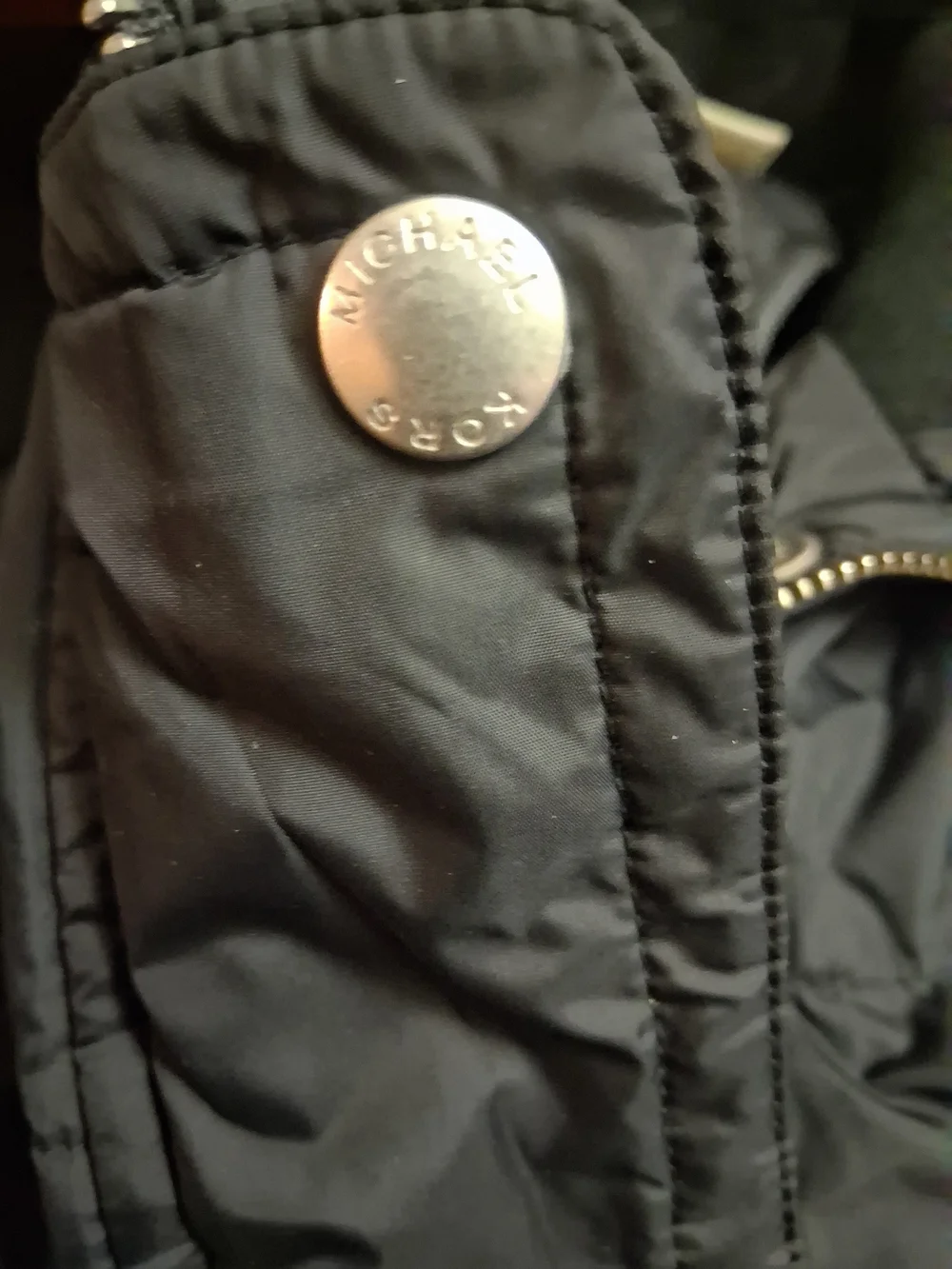 Michael Kors Black Quilted Long Puffer Coat